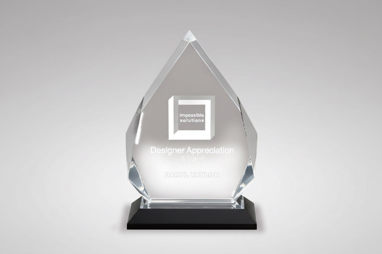 Diamond Impress Acrylic Award